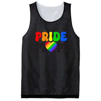 LGBT Retro Pride T Design Mesh Reversible Basketball Jersey Tank