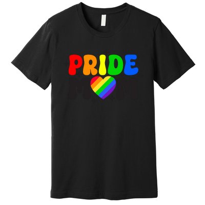 LGBT Retro Pride T Design Premium T-Shirt