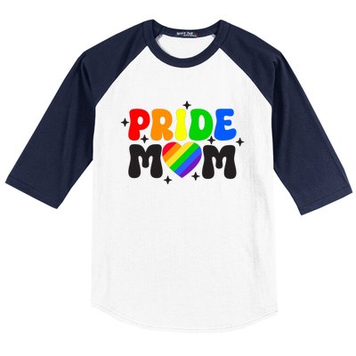 LGBT Retro Pride T Design Baseball Sleeve Shirt