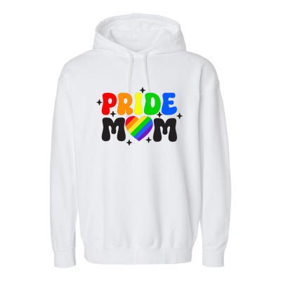 LGBT Retro Pride T Design Garment-Dyed Fleece Hoodie