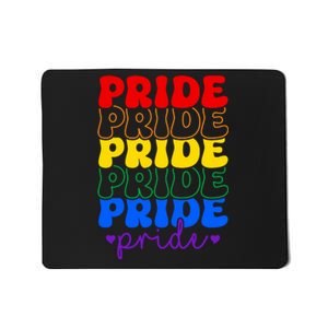 LGBT Retro Pride T Design Mousepad