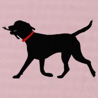 Labrador Retriever Play Fetch Black Lab 25L Jumbo Tote