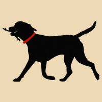 Labrador Retriever Play Fetch Black Lab Drawstring Bag