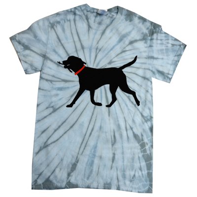 Labrador Retriever Play Fetch Black Lab Tie-Dye T-Shirt