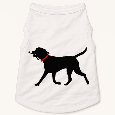 Labrador Retriever Play Fetch Black Lab Doggie Tank
