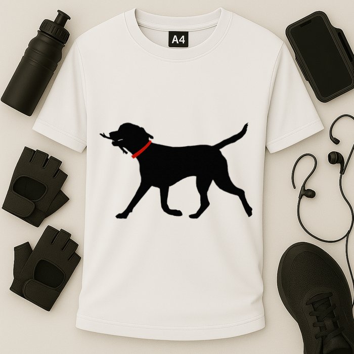 Labrador Retriever Play Fetch Black Lab Performance Shirt