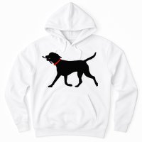 Labrador Retriever Play Fetch Black Lab Hoodie