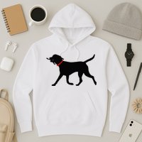 Labrador Retriever Play Fetch Black Lab Hoodie