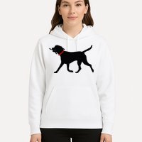 Labrador Retriever Play Fetch Black Lab Hoodie