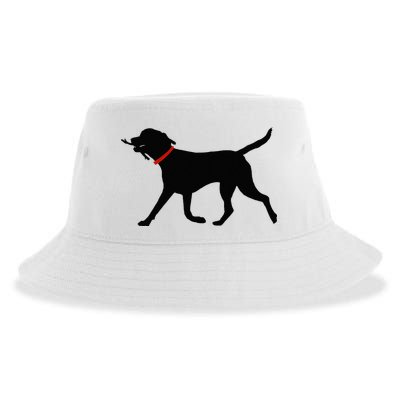 Labrador Retriever Play Fetch Black Lab Sustainable Bucket Hat