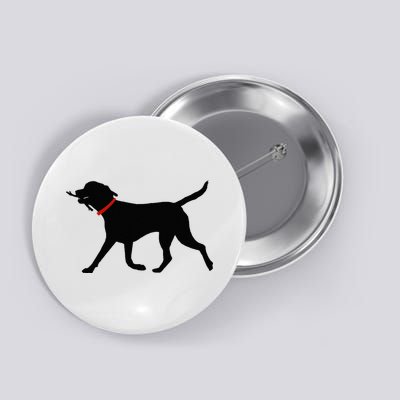 Labrador Retriever Play Fetch Black Lab Button