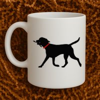 Labrador Retriever Play Fetch Black Lab Mug