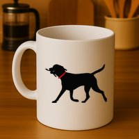Labrador Retriever Play Fetch Black Lab Mug