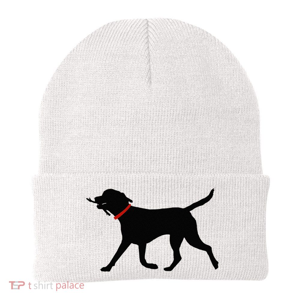 Labrador Retriever Play Fetch Black Lab Beanie