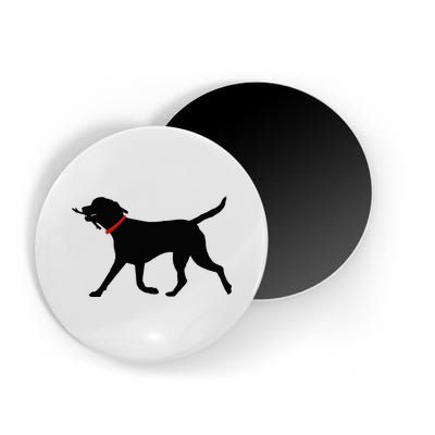 Labrador Retriever Play Fetch Black Lab Magnet
