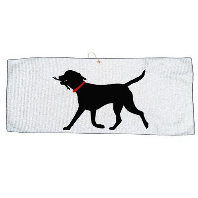 Labrador Retriever Play Fetch Black Lab Large Microfiber Waffle Golf Towel