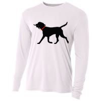 Labrador Retriever Play Fetch Black Lab Cooling Performance Long Sleeve Crew
