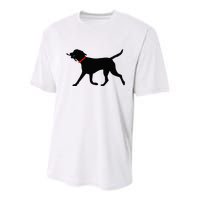 Labrador Retriever Play Fetch Black Lab Youth Performance Sprint T-Shirt