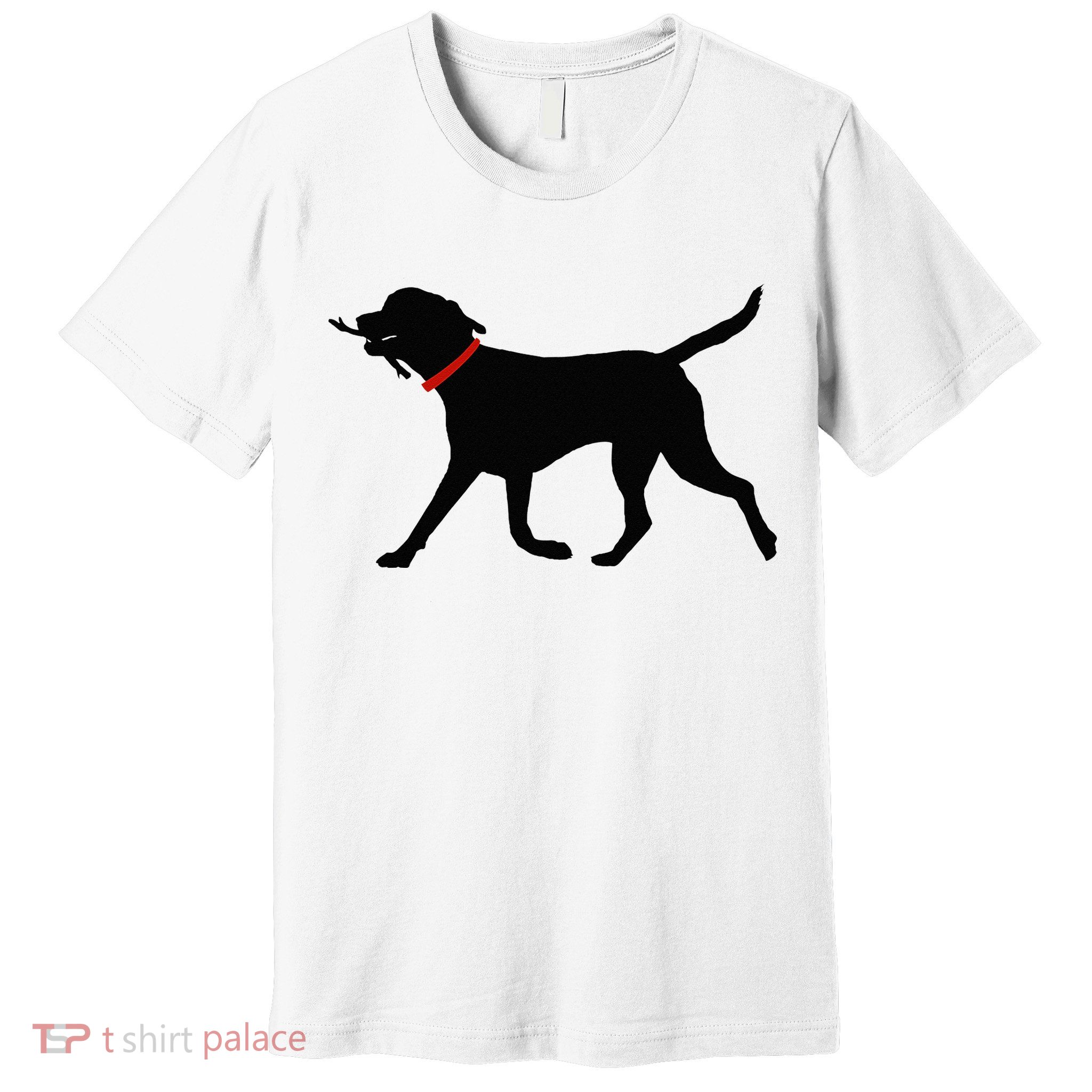 Labrador Retriever Play Fetch Black Lab Premium T-Shirt