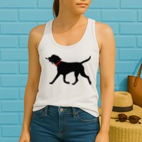 Labrador Retriever Play Fetch Black Lab Womens Tank Top