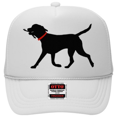 Labrador Retriever Play Fetch Black Lab Trucker Hat