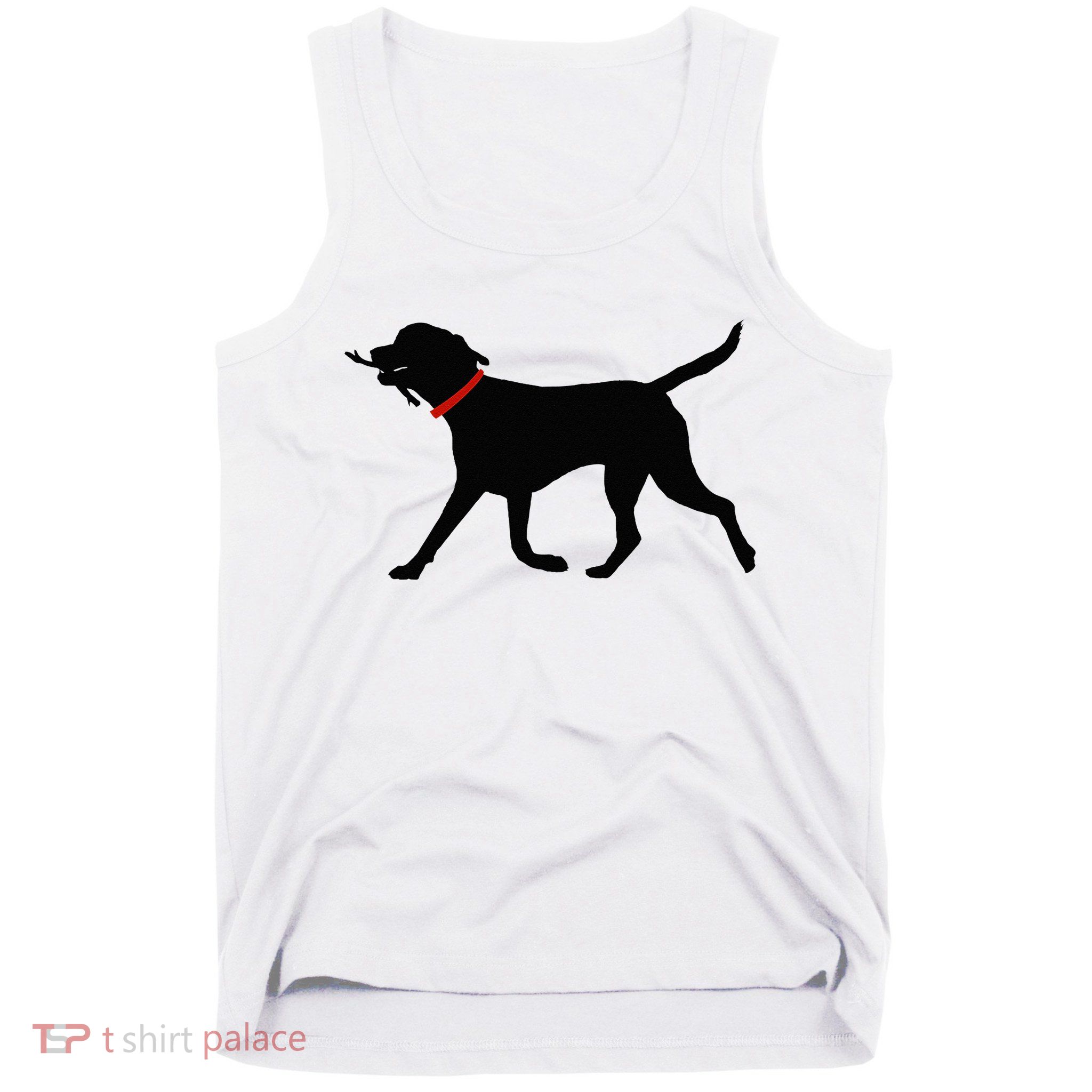Labrador Retriever Play Fetch Black Lab Tank Top