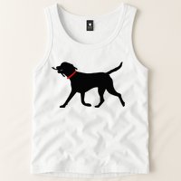 Labrador Retriever Play Fetch Black Lab Tank Top