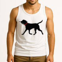 Labrador Retriever Play Fetch Black Lab Tank Top