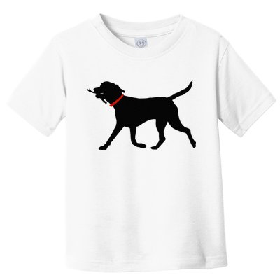 Labrador Retriever Play Fetch Black Lab Toddler T-Shirt