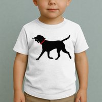 Labrador Retriever Play Fetch Black Lab Toddler T-Shirt