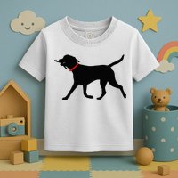 Labrador Retriever Play Fetch Black Lab Toddler T-Shirt