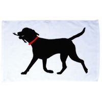 Labrador Retriever Play Fetch Black Lab Microfiber Hand Towel
