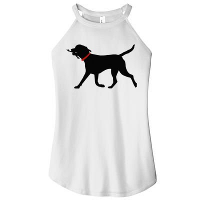 Labrador Retriever Play Fetch Black Lab Women's Perfect Tri Rocker Tank