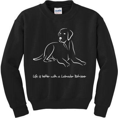 Labrador Retriever Premium T Kids Sweatshirt