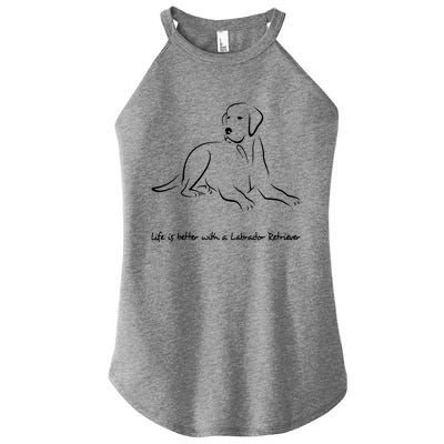 Labrador Retriever Premium T Women’s Perfect Tri Rocker Tank