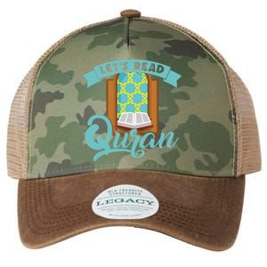 Lets Read Quran Muslim Islam Mosque Prayer Mat Religion Gift Legacy Tie Dye Trucker Hat