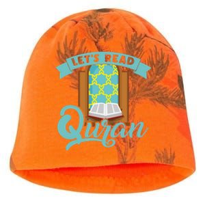 Lets Read Quran Muslim Islam Mosque Prayer Mat Religion Gift Kati - Camo Knit Beanie