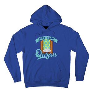 Lets Read Quran Muslim Islam Mosque Prayer Mat Religion Gift Hoodie