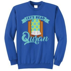 Lets Read Quran Muslim Islam Mosque Prayer Mat Religion Gift Sweatshirt