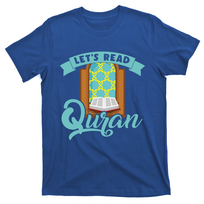 Lets Read Quran Muslim Islam Mosque Prayer Mat Religion Gift T-Shirt