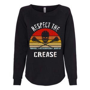 Lacrosse Retro Respect The Crease Womens California Wash Sweatshirt