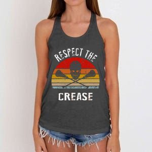 Lacrosse Retro Respect The Crease Women's Knotted Racerback Tank