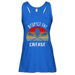 Lacrosse Retro Respect The Crease Ladies Essential Flowy Tank