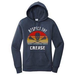 Lacrosse Retro Respect The Crease Women's Pullover Hoodie