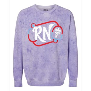 Lovely Rn Registered Nurse Are Super Heroes Gift Colorblast Crewneck Sweatshirt