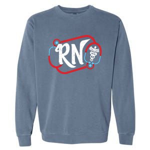 Lovely Rn Registered Nurse Are Super Heroes Gift Garment-Dyed Sweatshirt