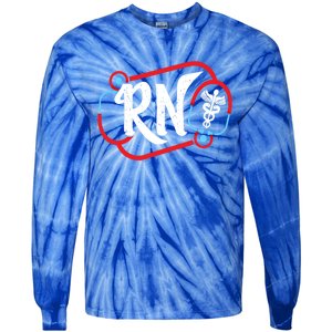 Lovely Rn Registered Nurse Are Super Heroes Gift Tie-Dye Long Sleeve Shirt