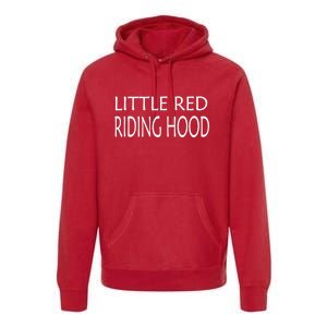 Little Red Riding Hood Folktale Halloween Costume Premium Hoodie