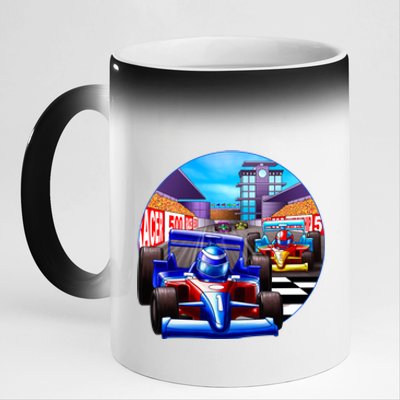 Let's Ride Racing 11oz Black Color Changing Mug