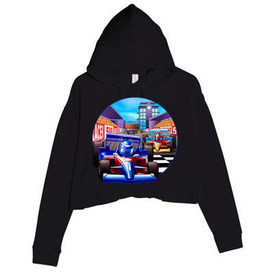 Let's Ride Racing Crop Fleece Hoodie